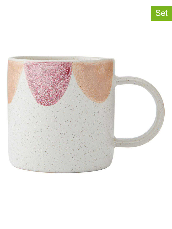 Mikasa 2er-Set: Tassen in Rosa/ Gelb - 380 ml günstig kaufen onesize