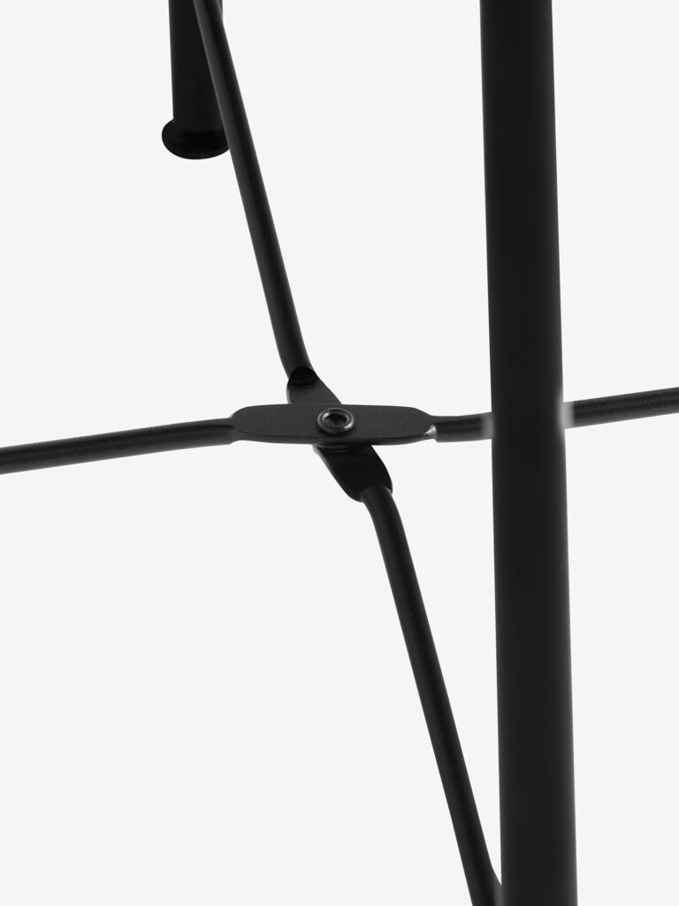 Table d'angle TURUP Ø40 marbre/noir