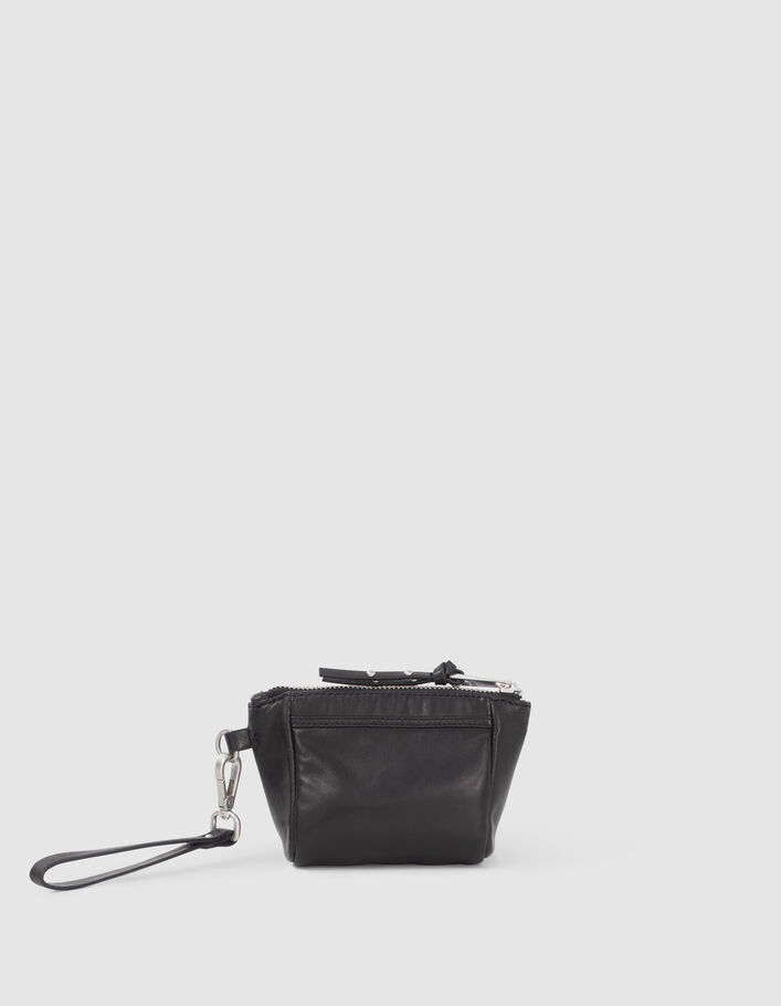 Mini trousse 1440 Toy Rock noire cuir Femme