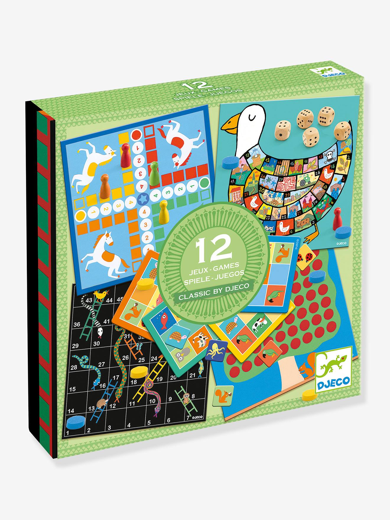 Boite de jeu Classic box 4+ DJECO vert