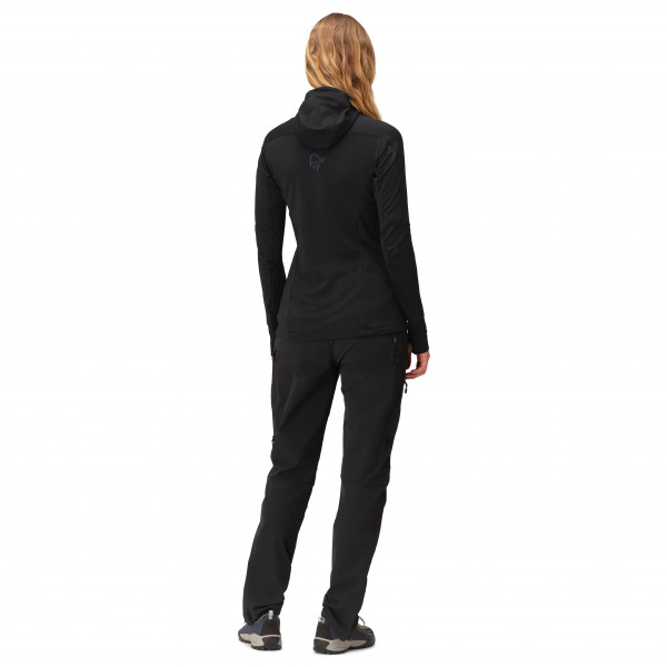 Norrøna - Women's Falketind Power Grid Hood - Fleecejacke