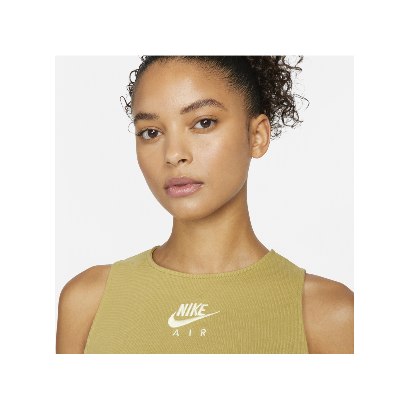 Nike Air Ribbed Tanktop Damen Gelb F769
