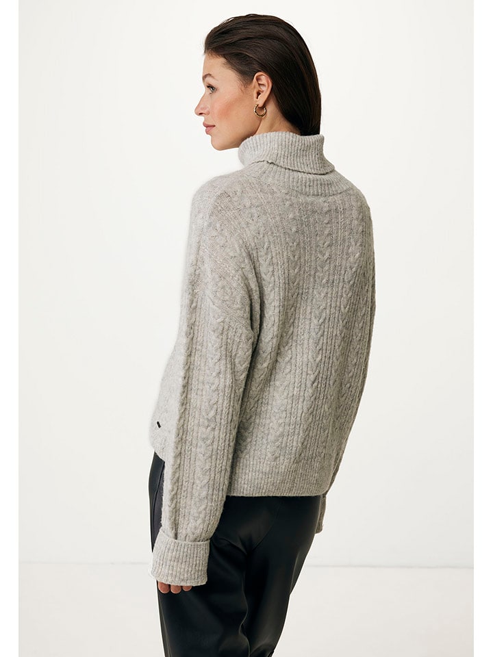 Mexx Rollkragenpullover in Hellgrau günstig kaufen