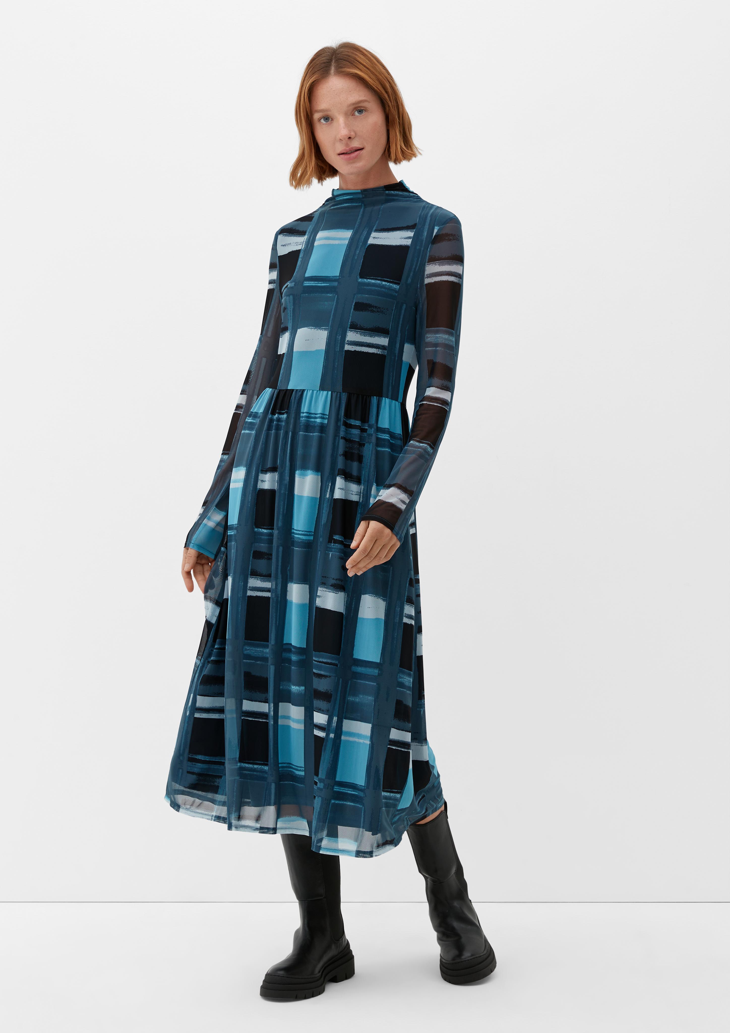 Meshkleid mit Allovermuster  2124434-58A7