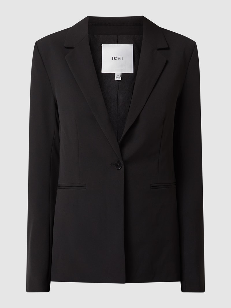 Blazer aus Krepp Modell 'Lexi' in schwarz