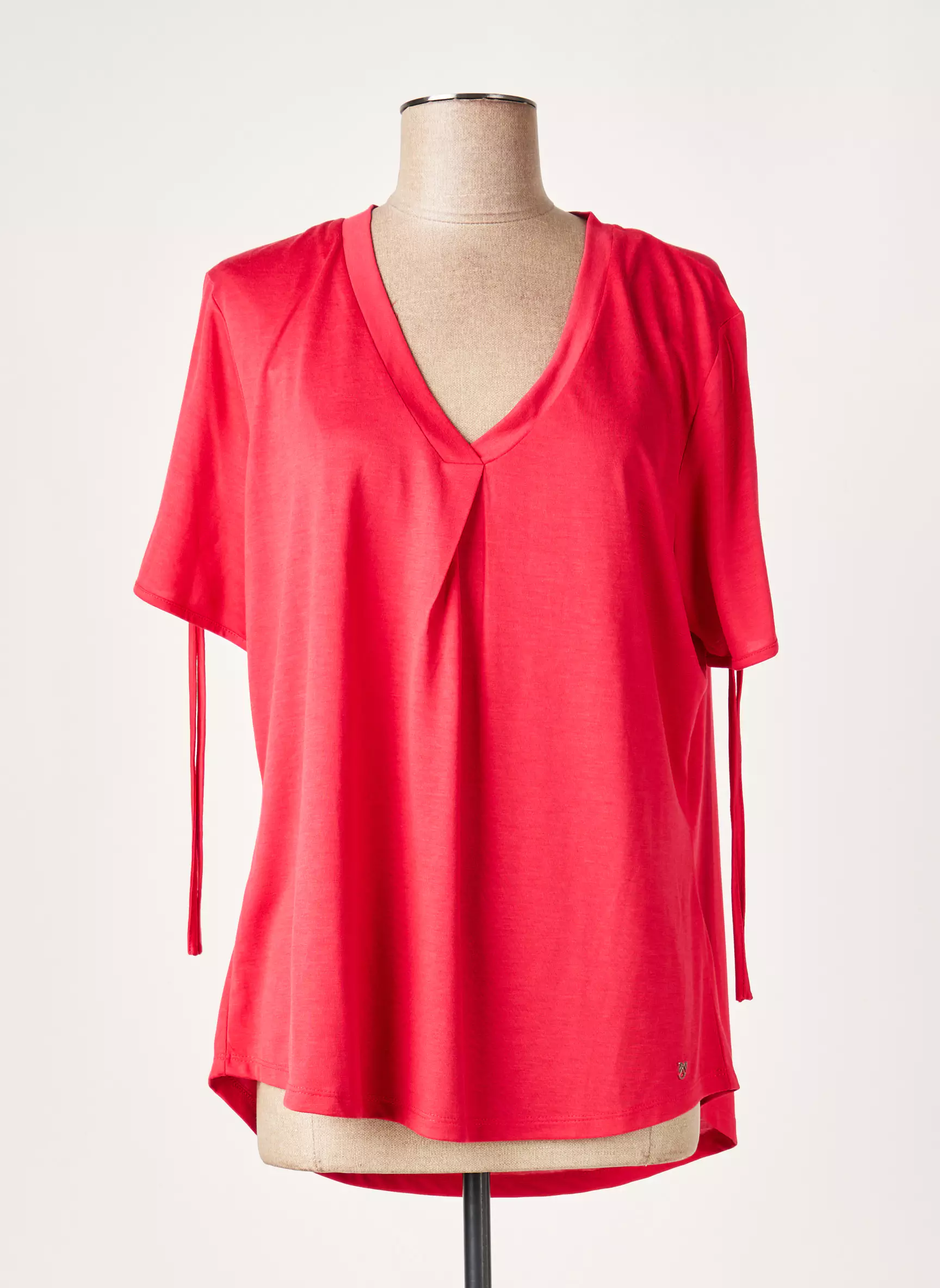 Marble Tshirts Femme couleur rouge