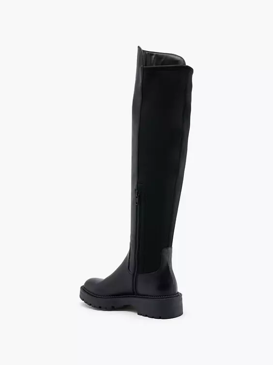 5th Avenue Leder Overknee