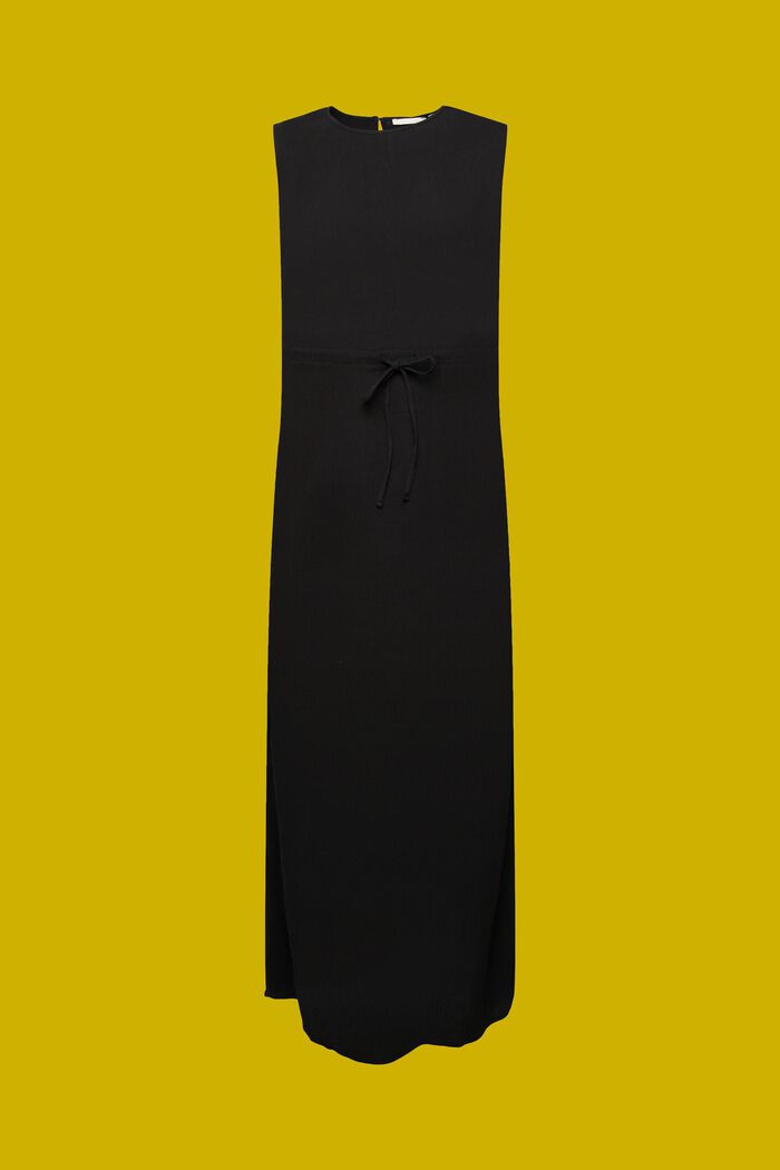 Maxikleid in Crinkle-Optik