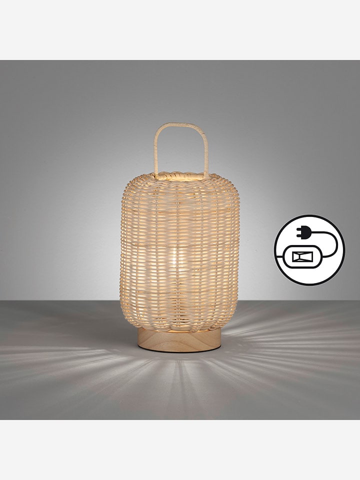 FISCHER & HONSEL Tischleuchte in Beige - (H)28,5 x Ø 16 cm günstig kaufen onesize