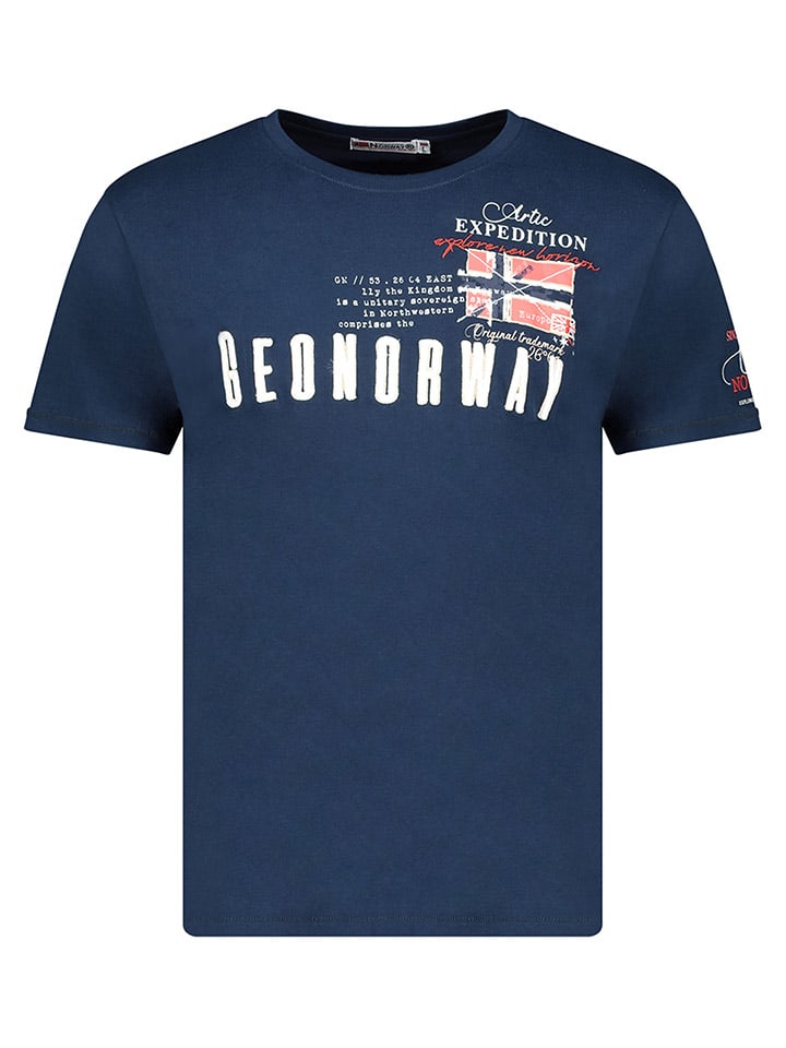 Geographical Norway Shirt in Dunkelblau günstig kaufen