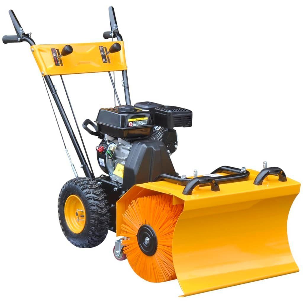 DOTMALL Kehrmaschine + Schneekehrmaschine Kombigerät Set, 60 cm Arbeitsbreite