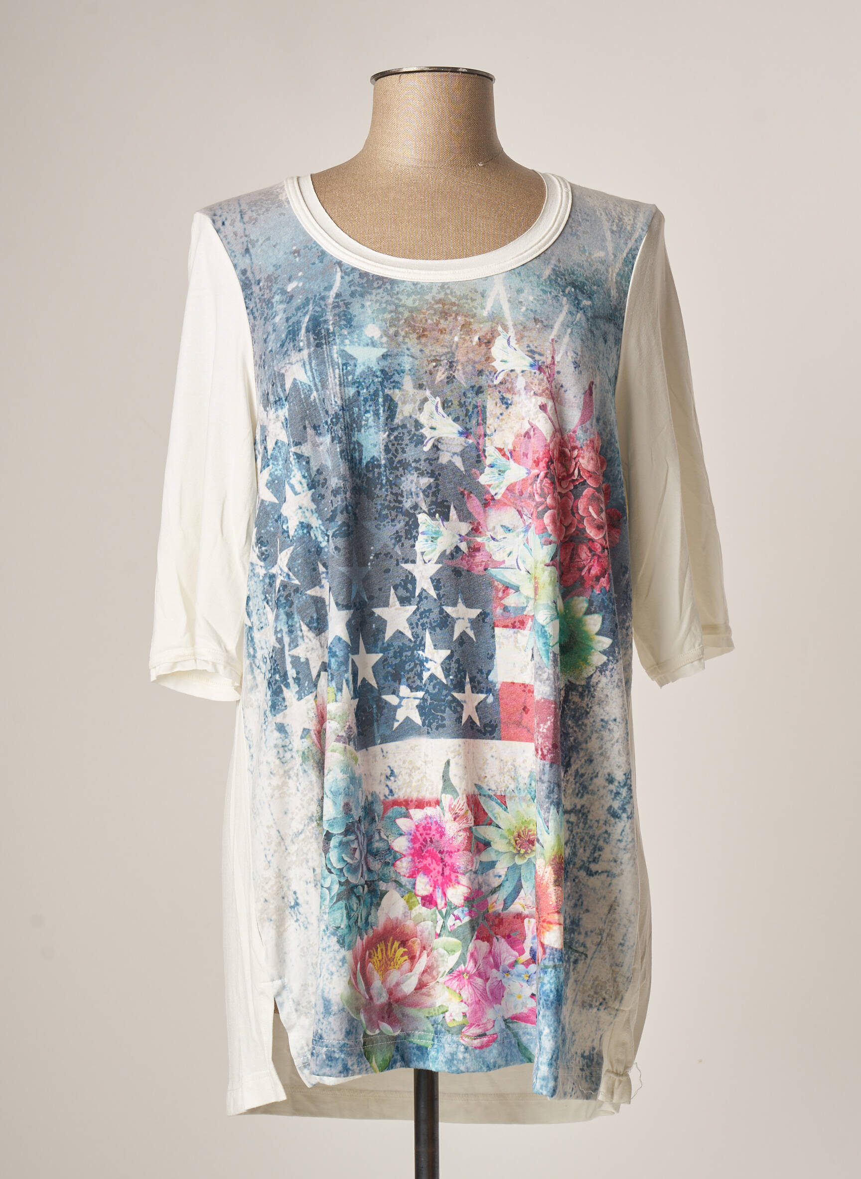 Sempre Piu By Chalou Tuniquemanchelongue Femme couleur blanc