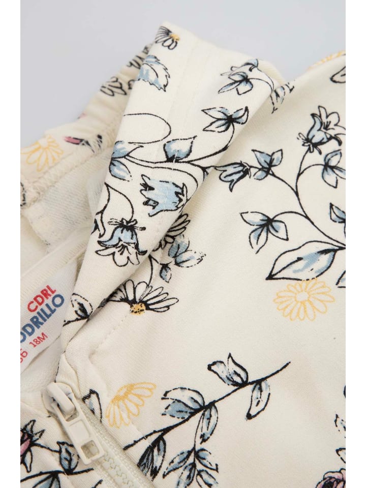 Coccodrillo Sweatshirt mit Reißverschluss in ecru günstig kaufen