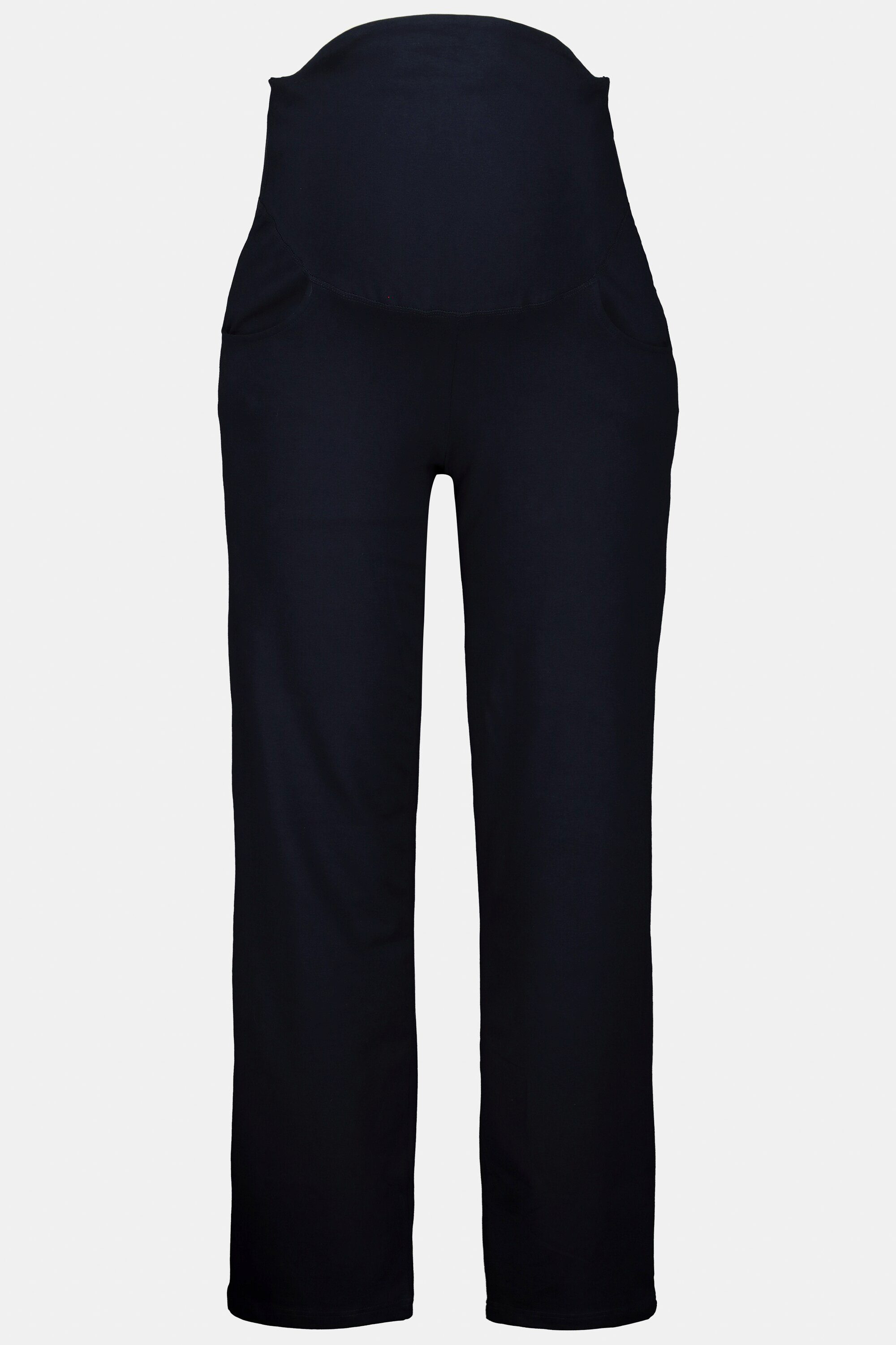 Ulla Popken Stretch-Umstandshose Bellieva-Jerseyhose gerade Passform Biobaumwolle