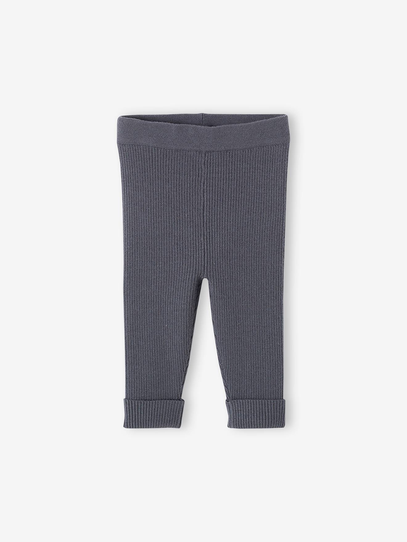 Ensemble mixte en tricot gilet et pantalon bébé blanc
