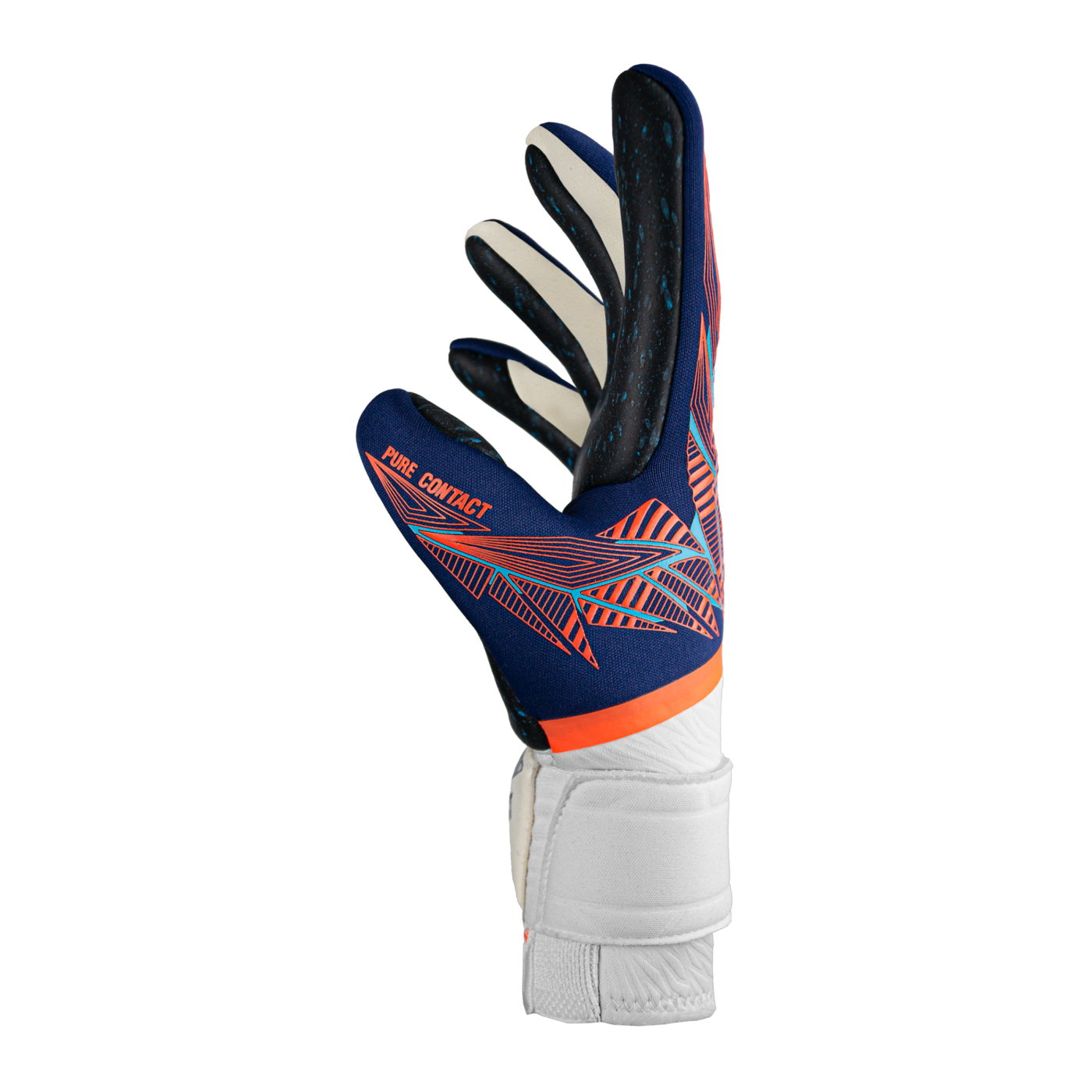 Reusch Pure Contact Fusion TW-Handschuhe Blau Orange Schwarz F4848