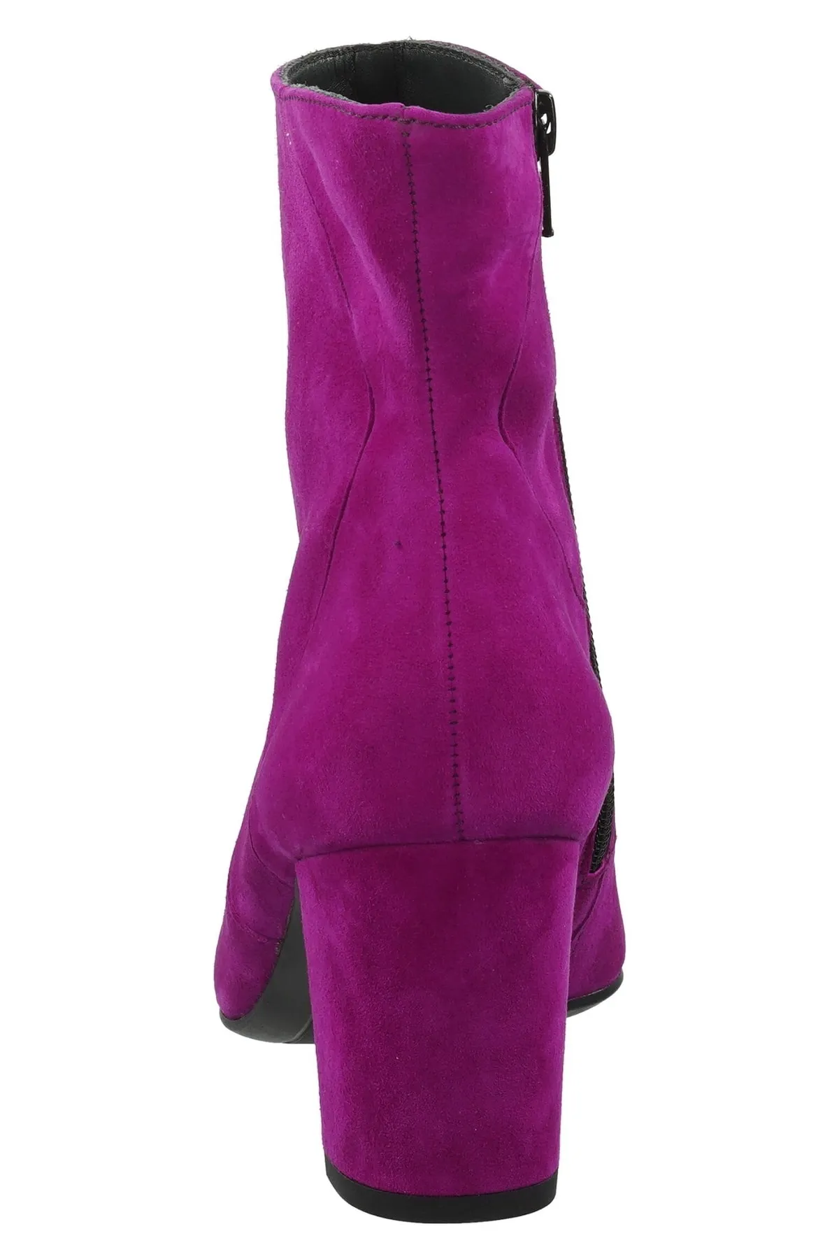Paul Green  Stiefelette - Lila - Blockabsatz