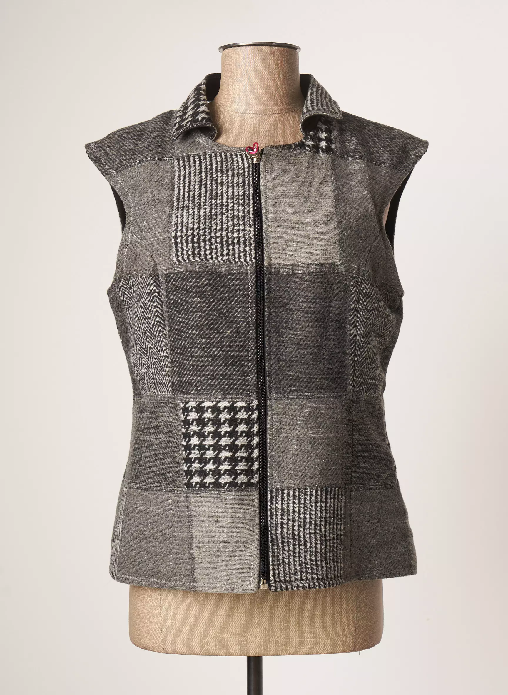 Lo Les Filles Gilet Femme couleur gris