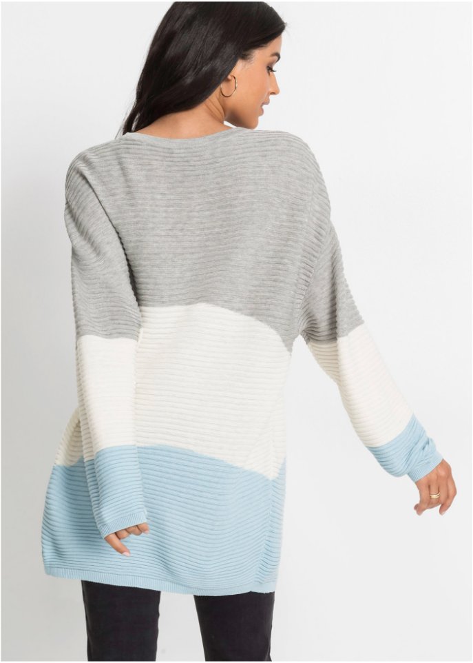 Pullover mit Rippmuster
