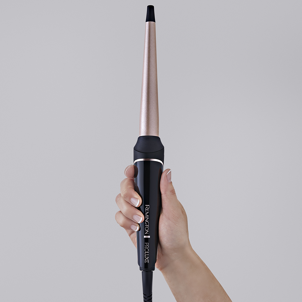 PROLuxe Midnight Edition kegelförmiger Lockenstab