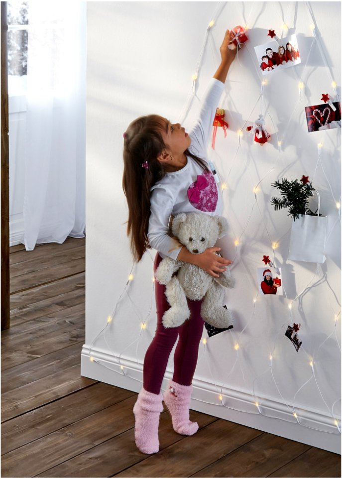 LED-Wanddeko in Tannenbaum-Design