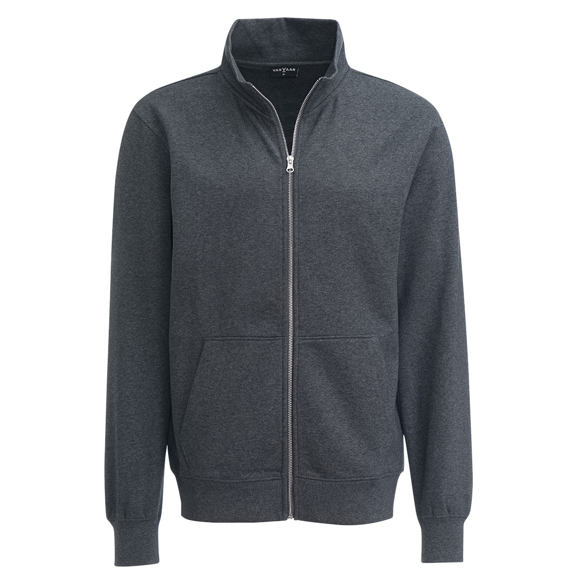 Herren Sweatjacke mit Stehkragen