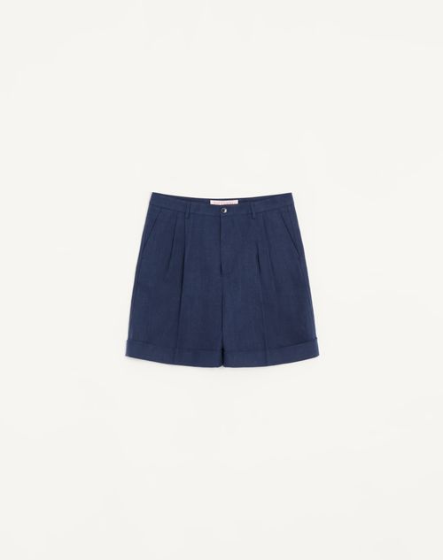 Valentino hørbermudashorts med manchetter