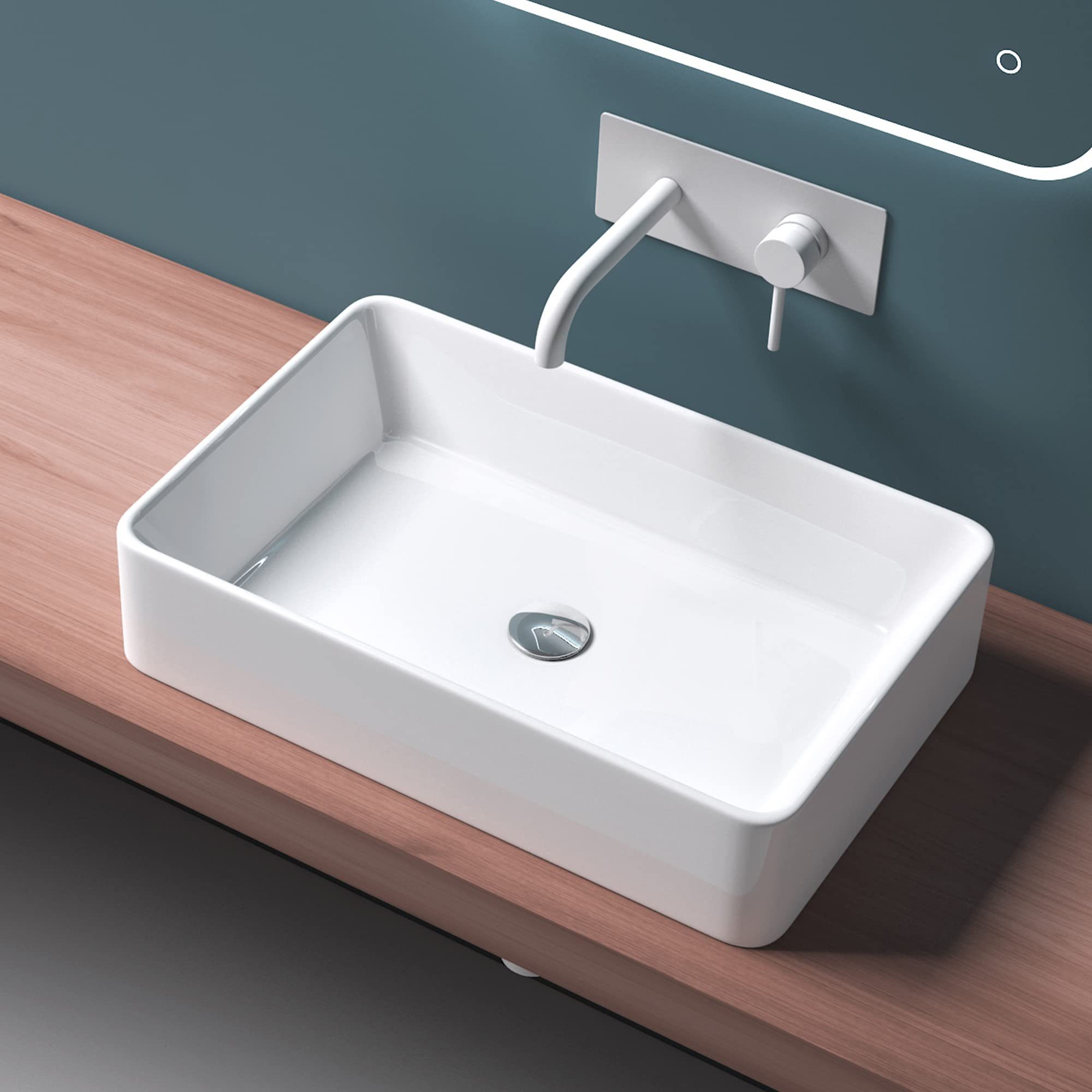 Mai & Mai Aufsatzwaschbecken Waschbecken Br105D Keramik Nano-Beschichtung