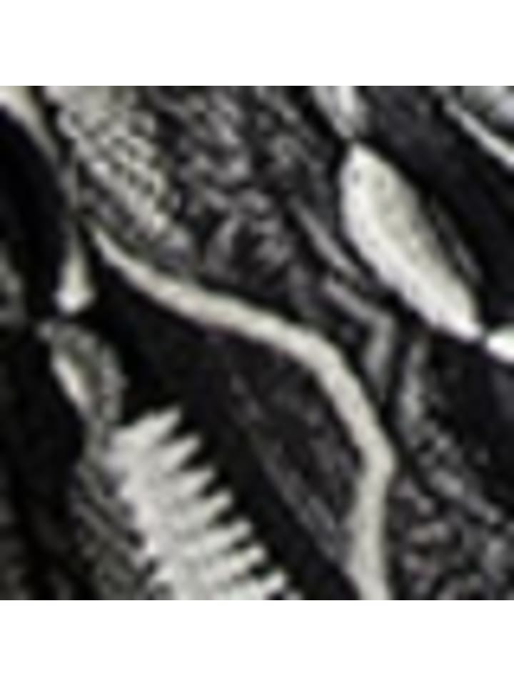 Carlo Colucci Strickschal Corapi in Schwarz / Grau günstig kaufen onesize