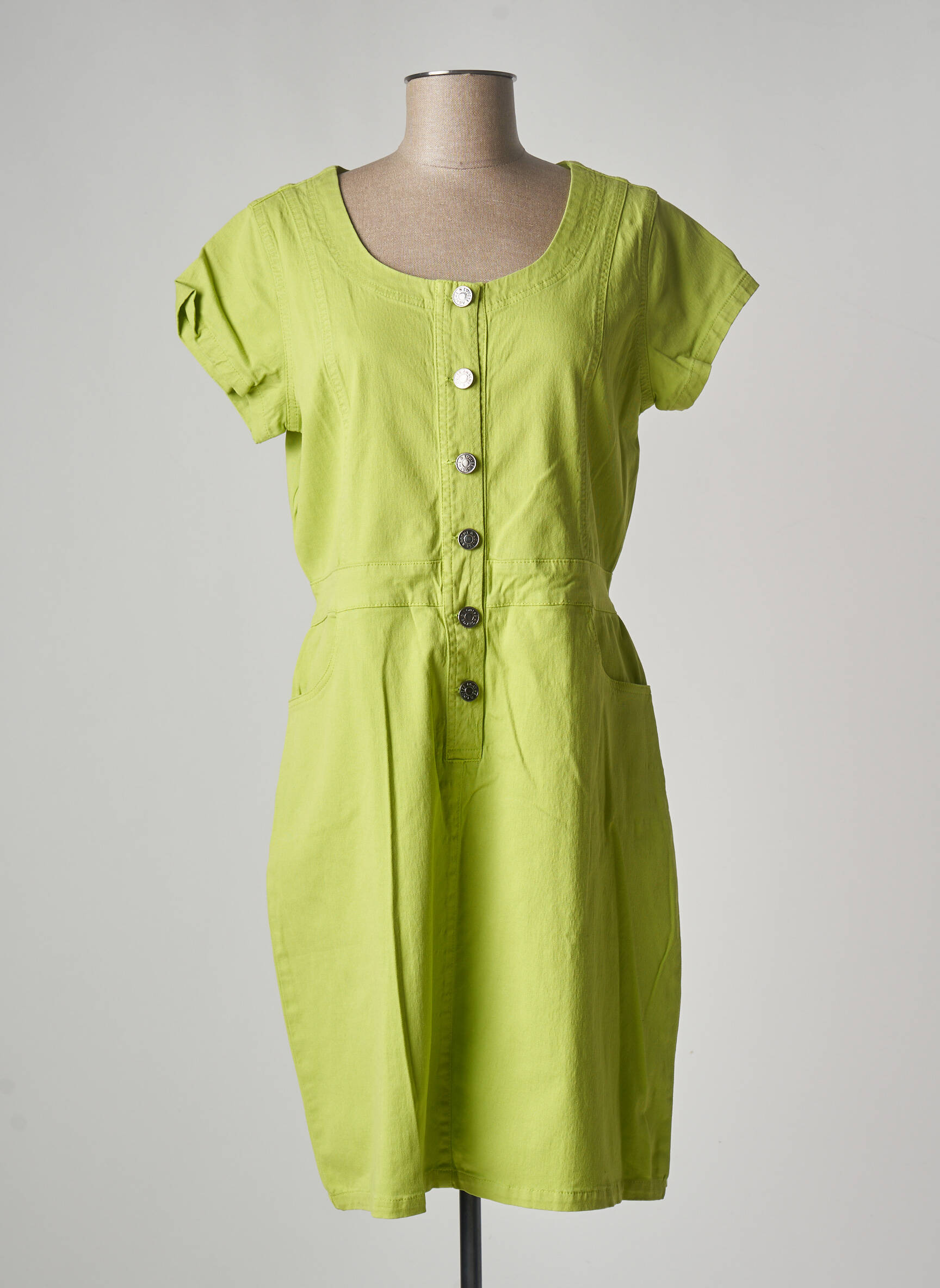 Agathe   Louise Robes Mi Longues Femme couleur vert
