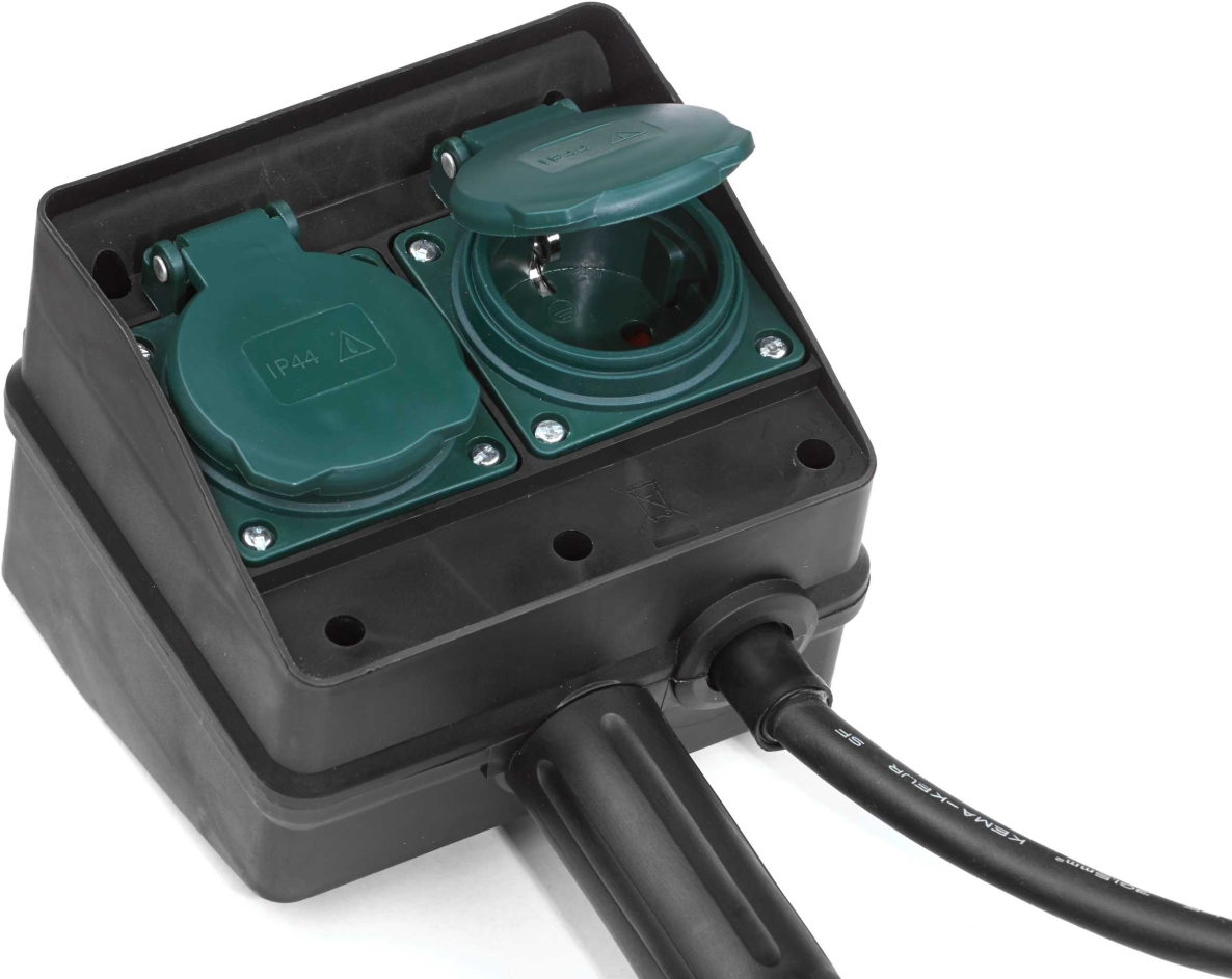 Priză de grădină Brennenstuhl 1154450 cu țăruș de împământare IP44 cu 4 căi 10m H07RN-F 3G1.5