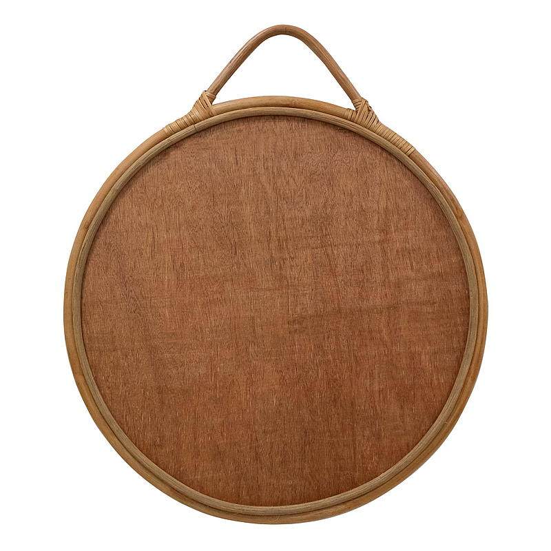 Home Speil ø 60 cm m/rattan ramme