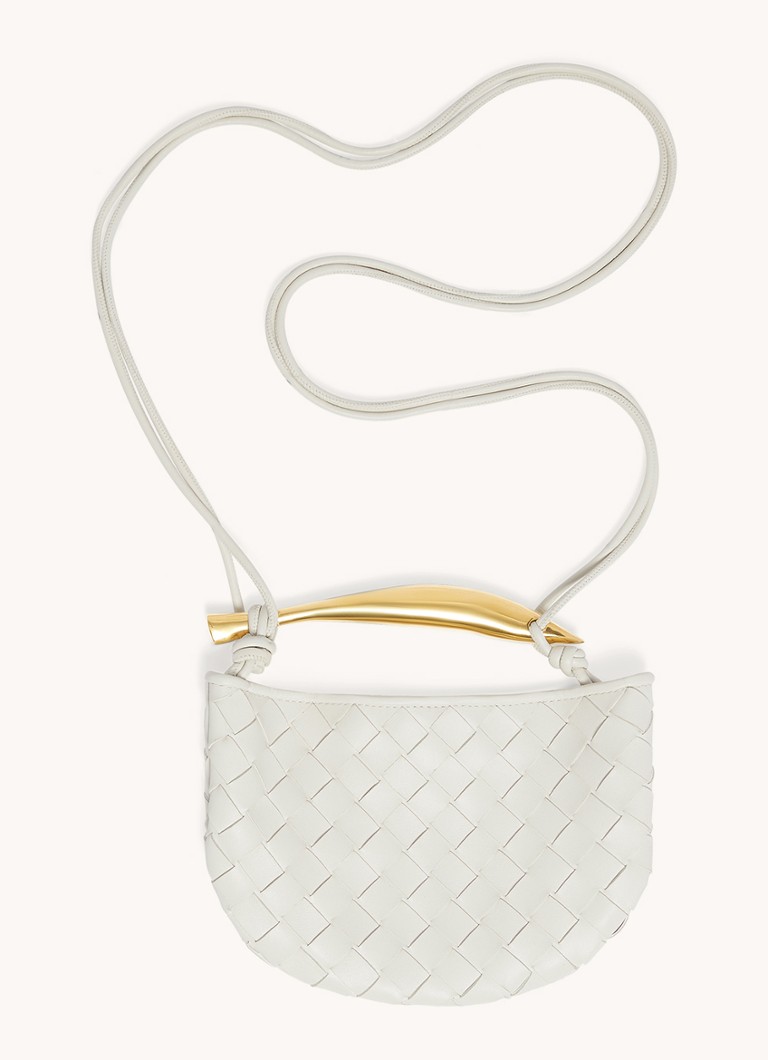 Borsa a tracolla Bottega Veneta Mini Sardine in pelle di agnello