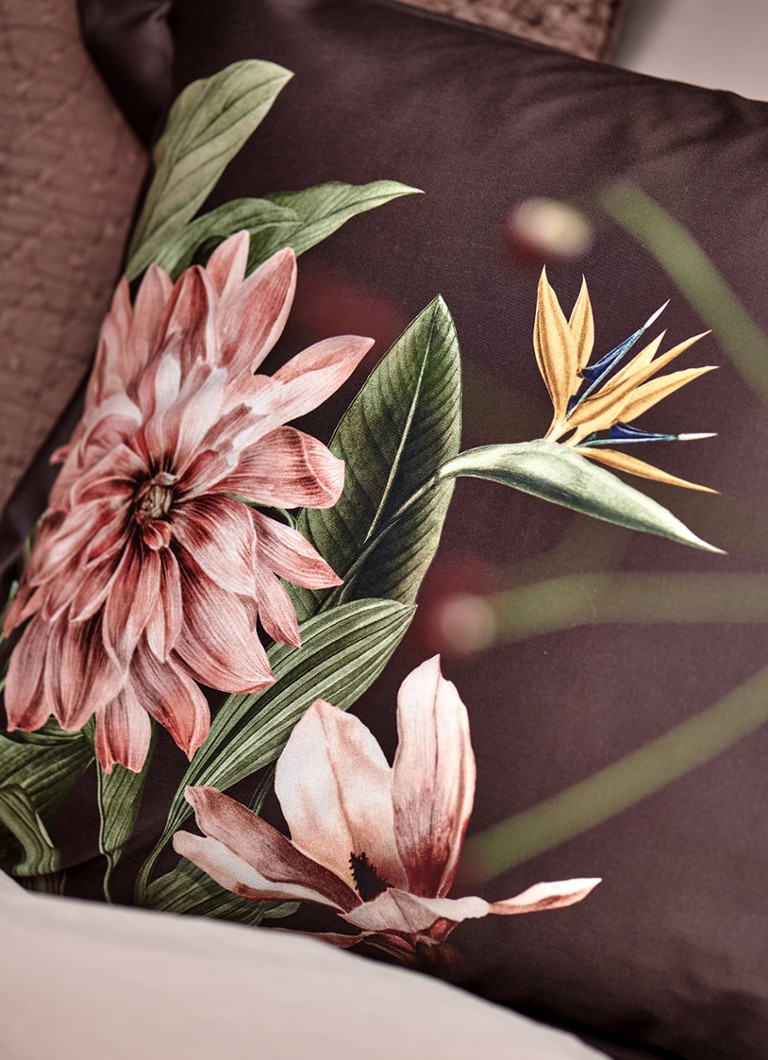 Μαξιλαροθήκη Vandyck Paradise Bloom από βαμβακερό σατέν 200TC - περιλαμβάνεται μαξιλαροθήκη