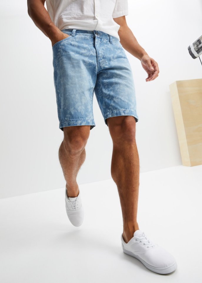 Jeans-Bermuda, Loose Fit