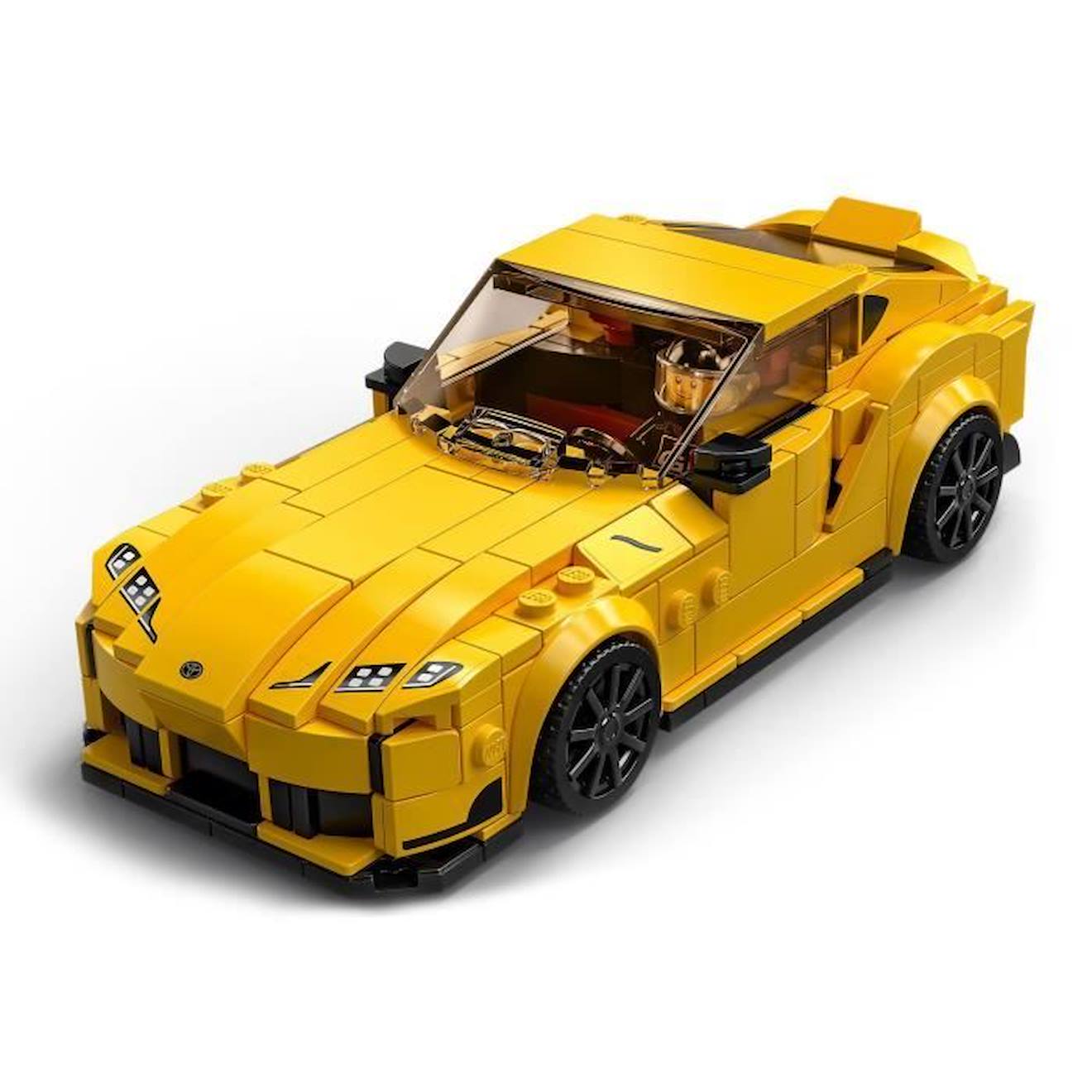 LEGO® 76901 Speed Champions Toyota GR Supra – jouet voiture de course avec pilote, enfant 7 ans et plus jaune
