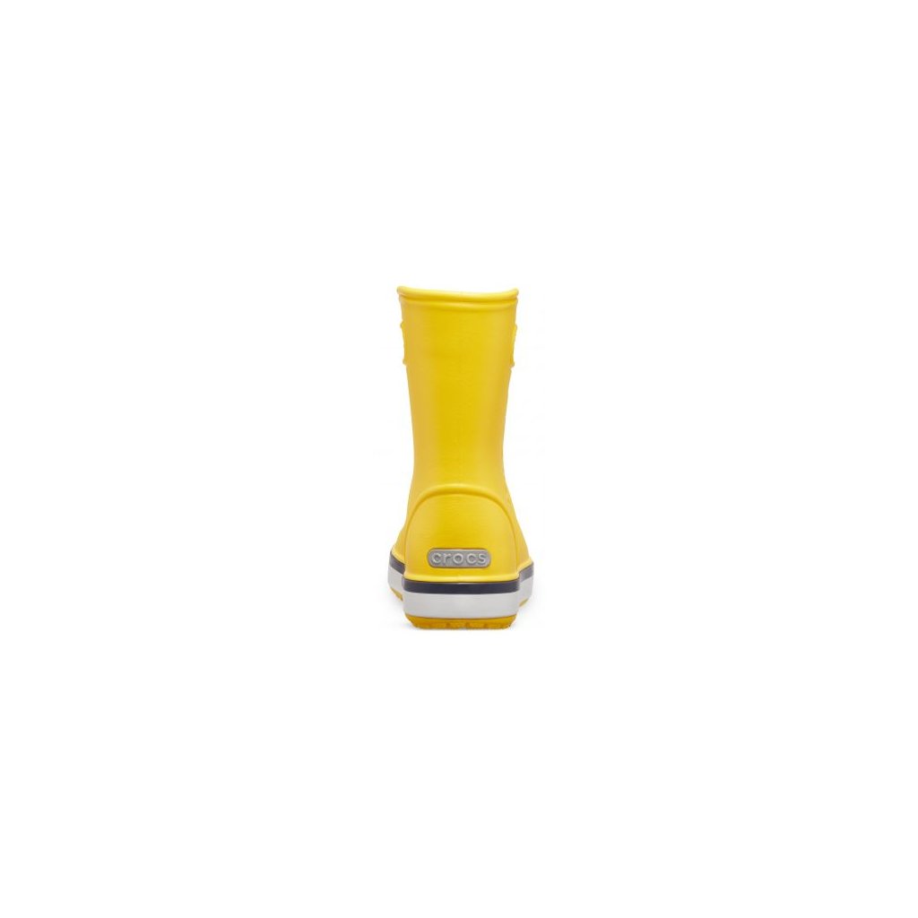 Crocs Crocsband Rain Boot Yellow / Navy Gummistiefel