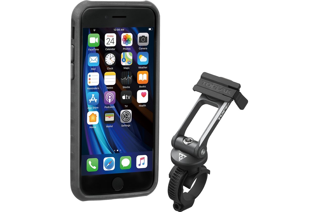 Topeak RideCase fu00fcr iPhone SE (2nd Gen)/8/7 mit Halter