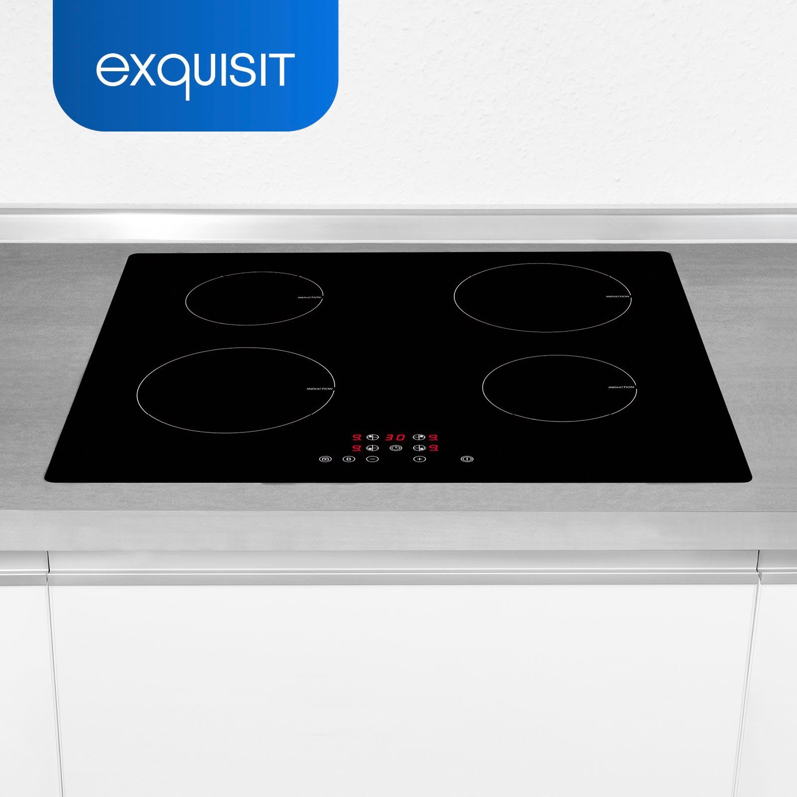 exquisit Backofen-Set BAKOIN76601, mit Teleskopauszug nachrüstbar