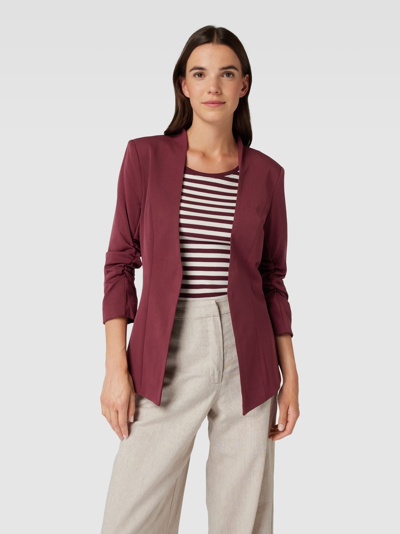 Blazer mit Viskose-Anteil in dunkelrot