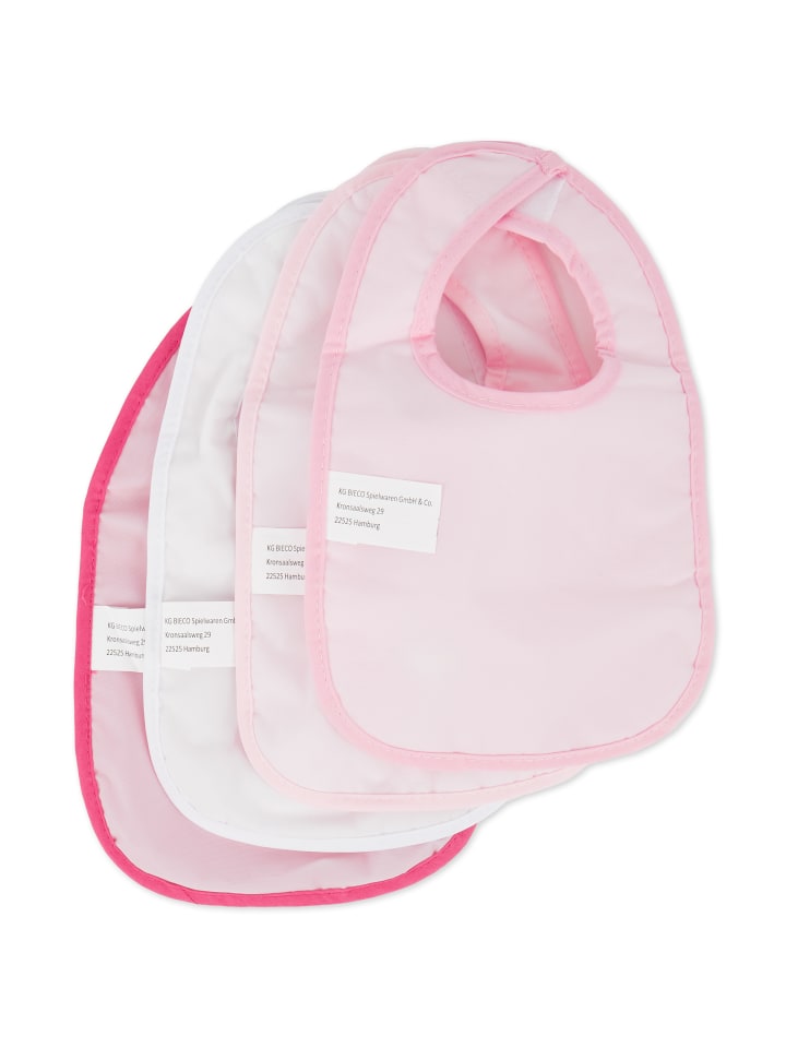 Bieco Spielwaren Baby Lätzchen 4er Pack abwaschbar in Mehrfarbig günstig kaufen onesize