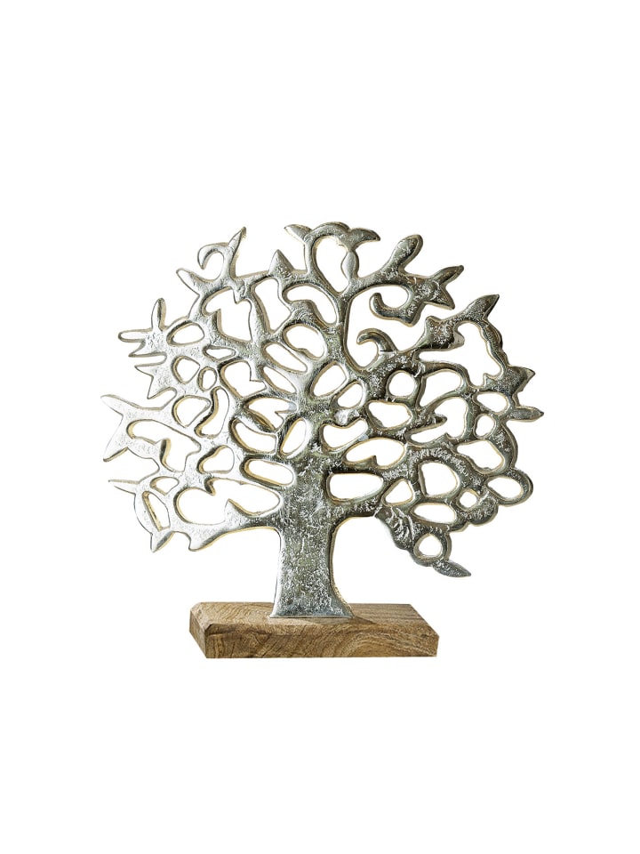 GMD Living Alu Deko Lebensbaum in Natur / Silber günstig kaufen