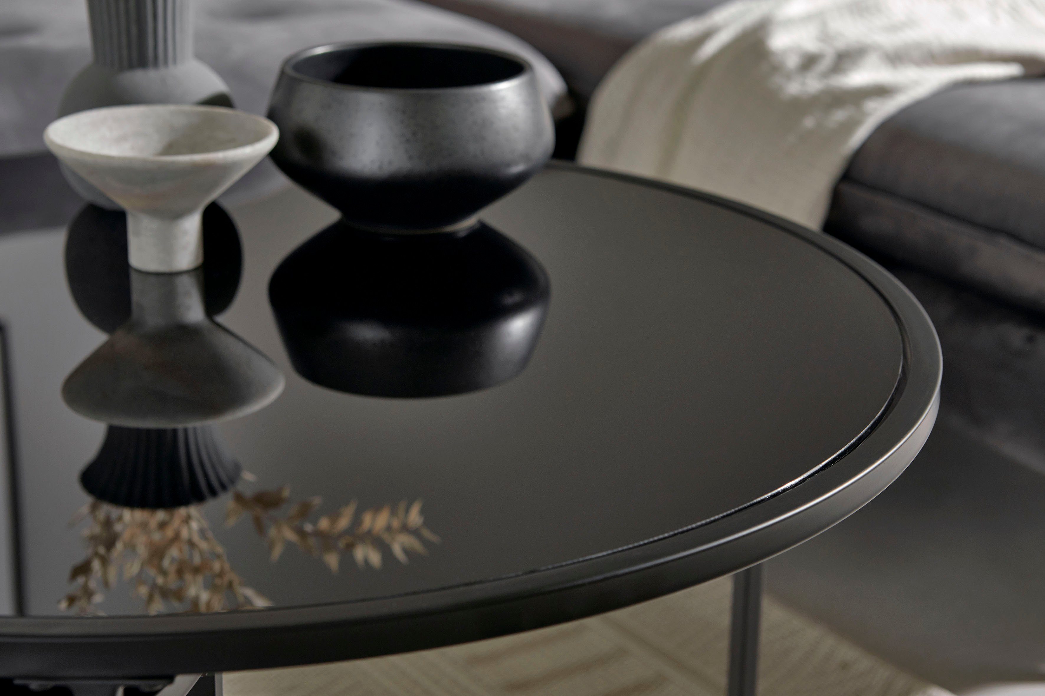 Jahnke Couchtisch (2-St), Couchtisch, Beistelltisch, Nachttisch in edlem Look