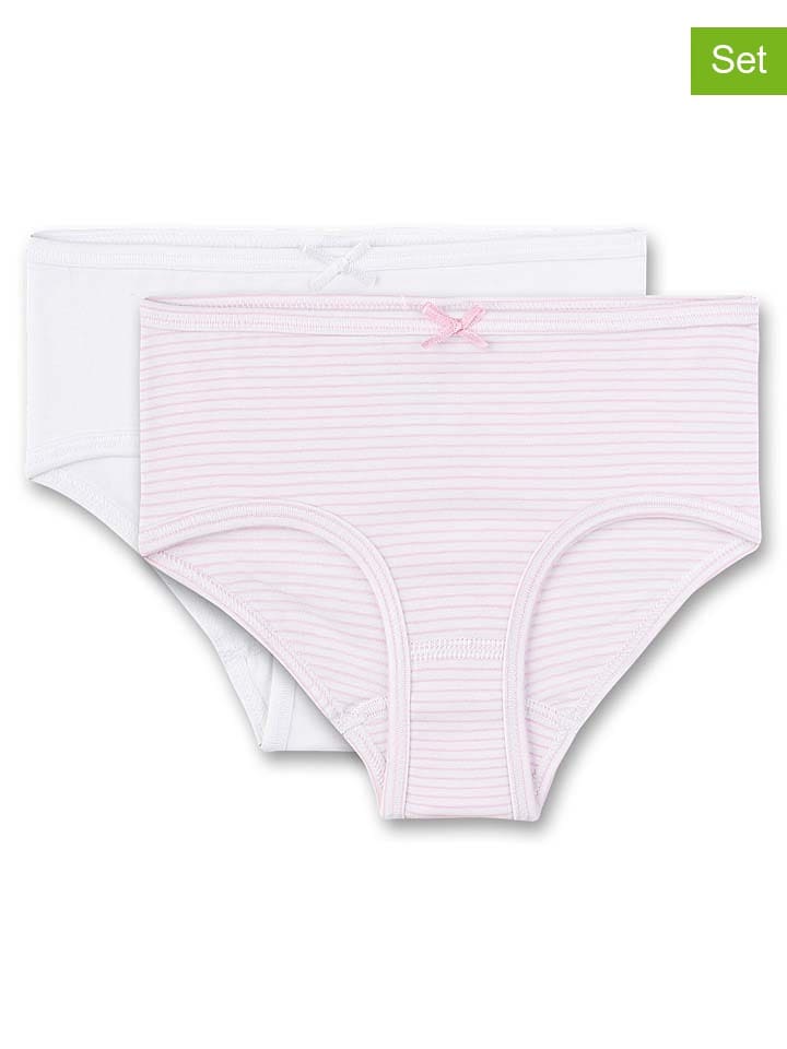 s.Oliver 2er-Set: Slips in Weiß/ Rosa günstig kaufen