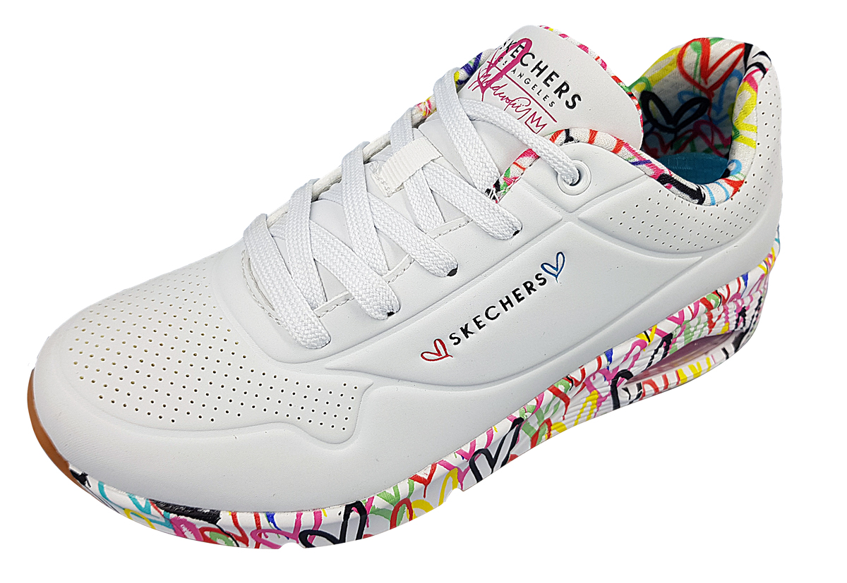 Skechers Uno Loving Love 155506 WHT Weiß wht