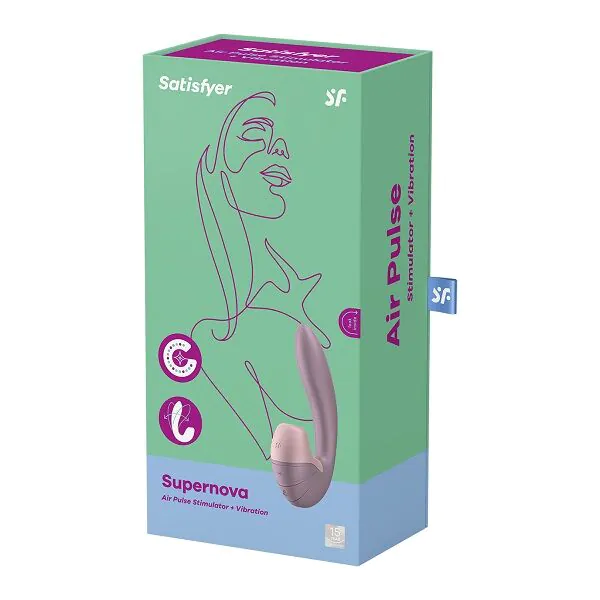 „Satisfyer Supernova Old Rose“ intymios higienos masažuoklis