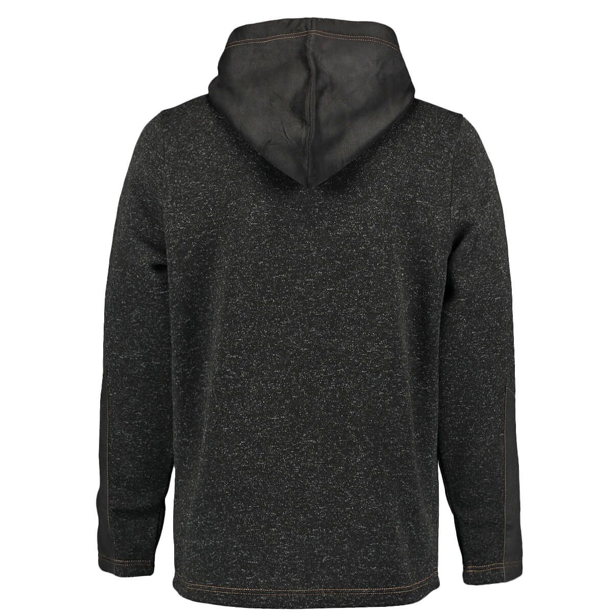 Strickfleece Jacke mit Kapuze