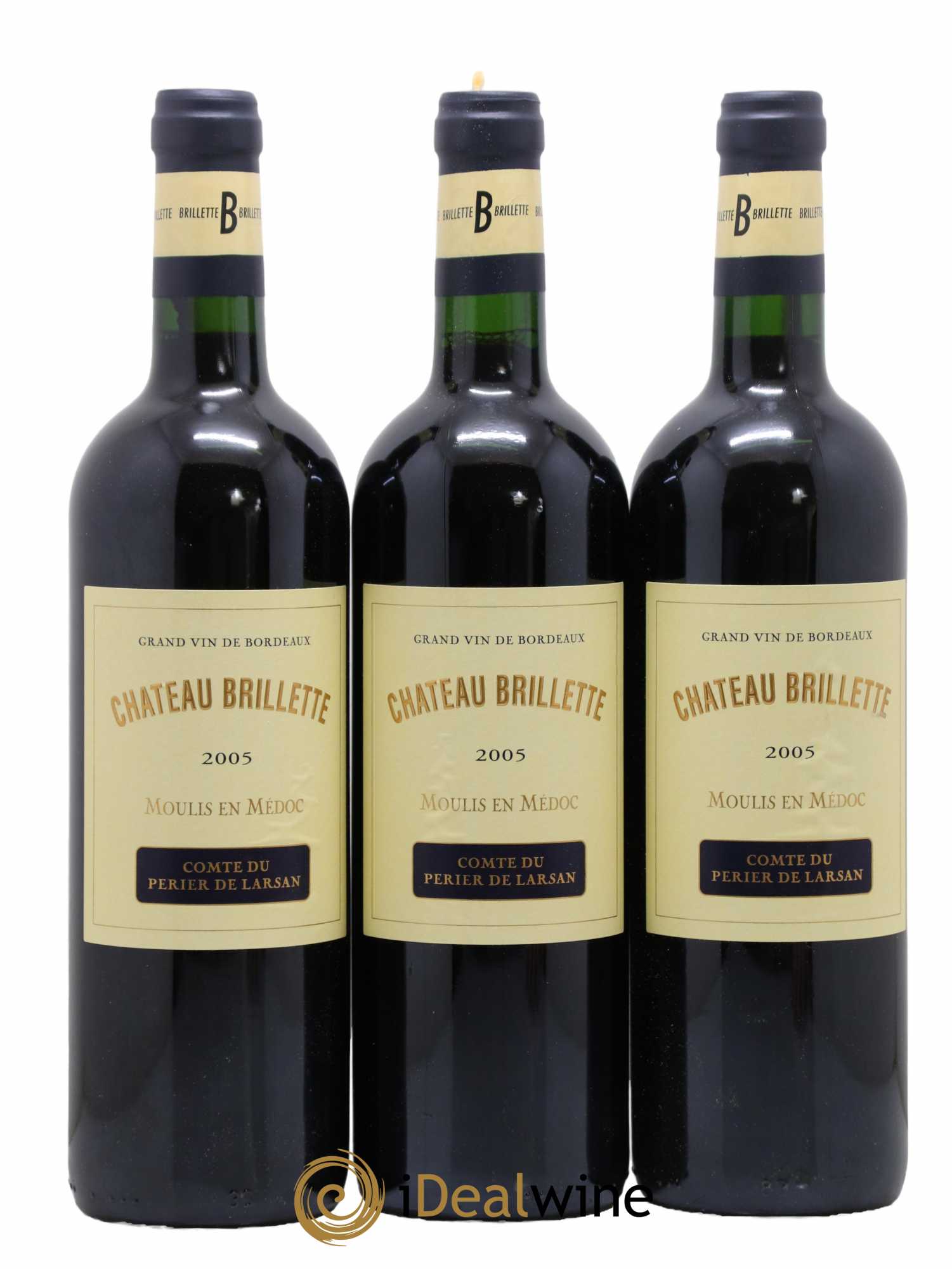Château Brillette Cru Bourgeois  2005 - Lot de 6 Bouteilles