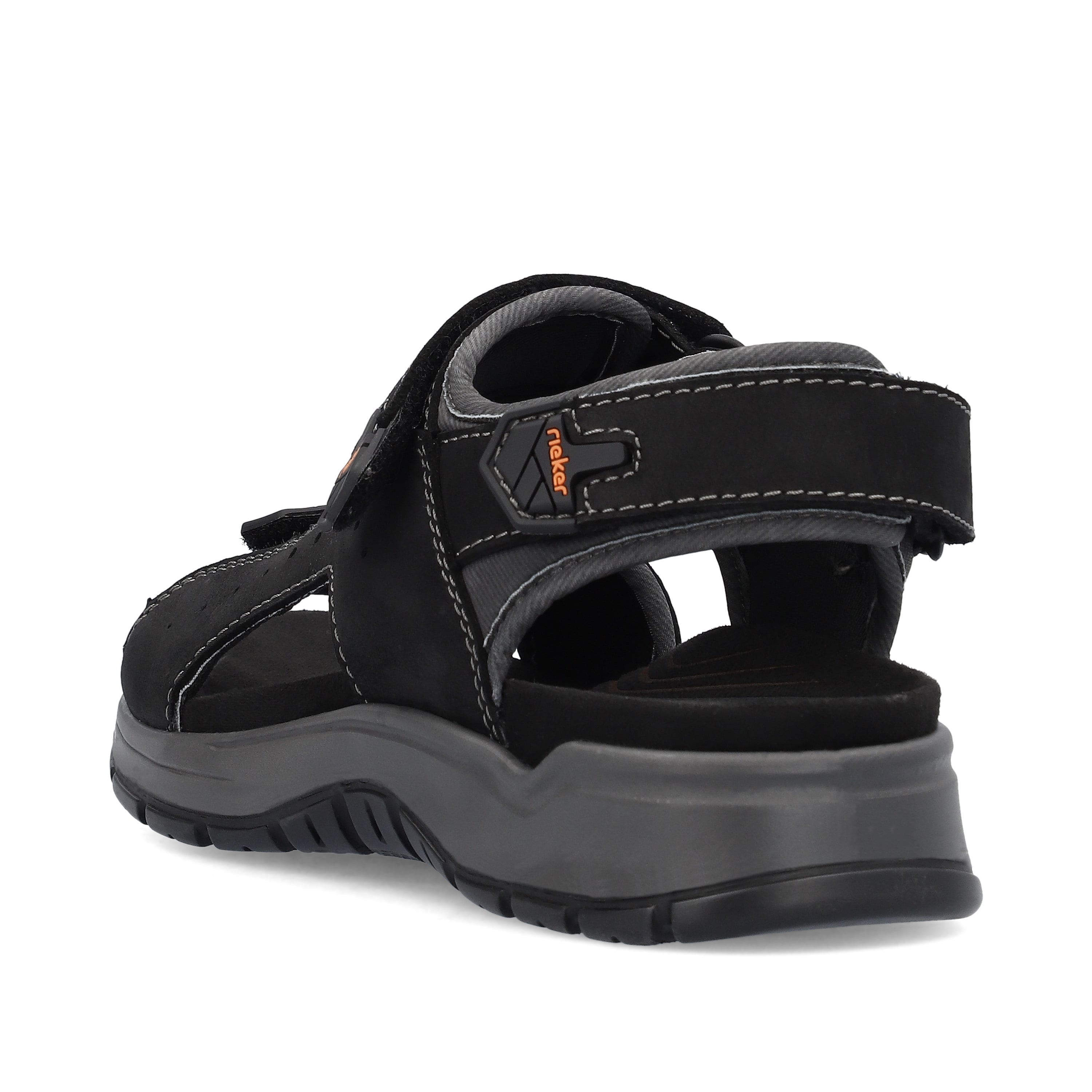 Rieker Herren Trekkingsandalen nachtschwarz