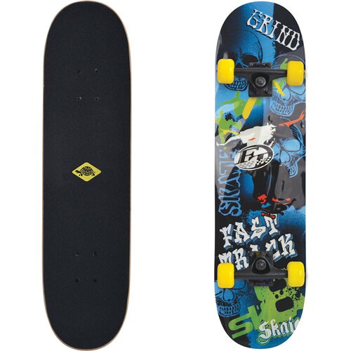 SKATEBOARD SCHILDKRÖT SKATEBOARD SLIDER 31, ATTRAKTIVES FREIZEIT KOMPLETT-BOARD, KONKAVE